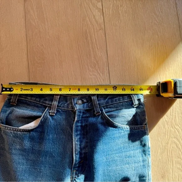 Levis Women’s Vintage Orange label Blue Denim Jeans - Picture 4 of 5